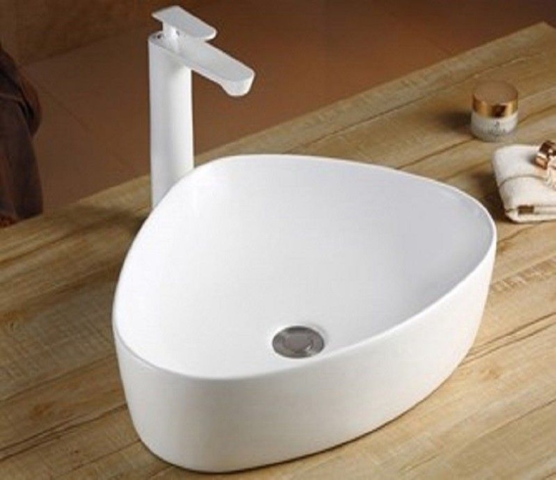 Раковина накладная Ceramalux N 50 белый  9386 - 3