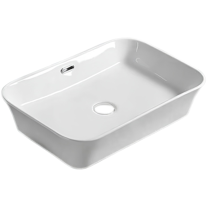 Раковина накладная Ceramalux N 56 белый  78431 - 0