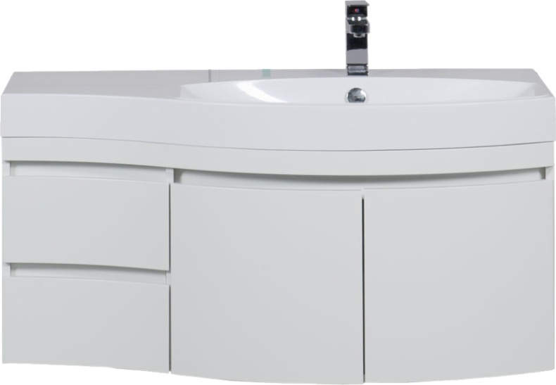 Тумба с раковиной Aquanet Опера 2-115 белая R 169654 - 1