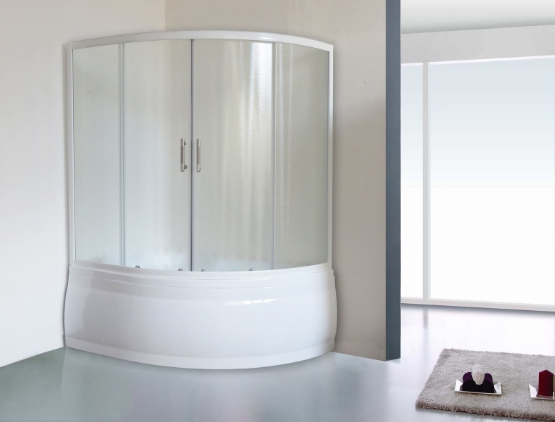 Душевое ограждение Royal Bath 170 стекло матовое RB170ALP-C - 1