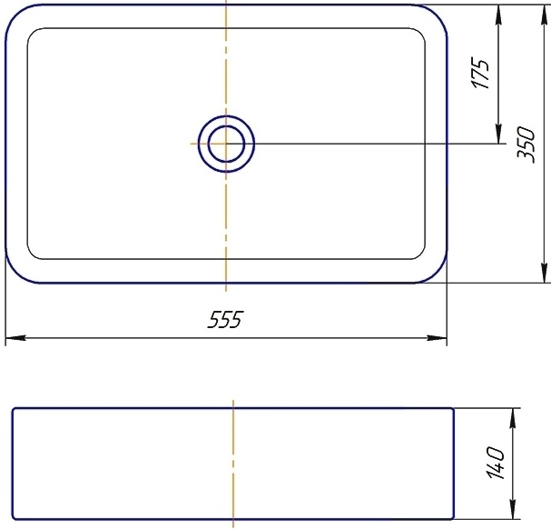 Тумба с раковиной Onika Алеста 80 белый/камень светлый (108054) - 6
