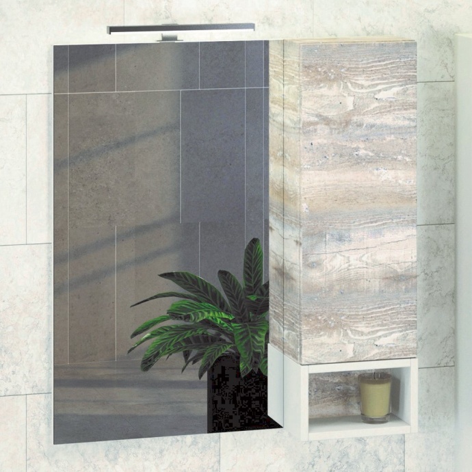 Зеркало-шкаф Comforty Турин 75 дуб бежевый 00004144198 - 0