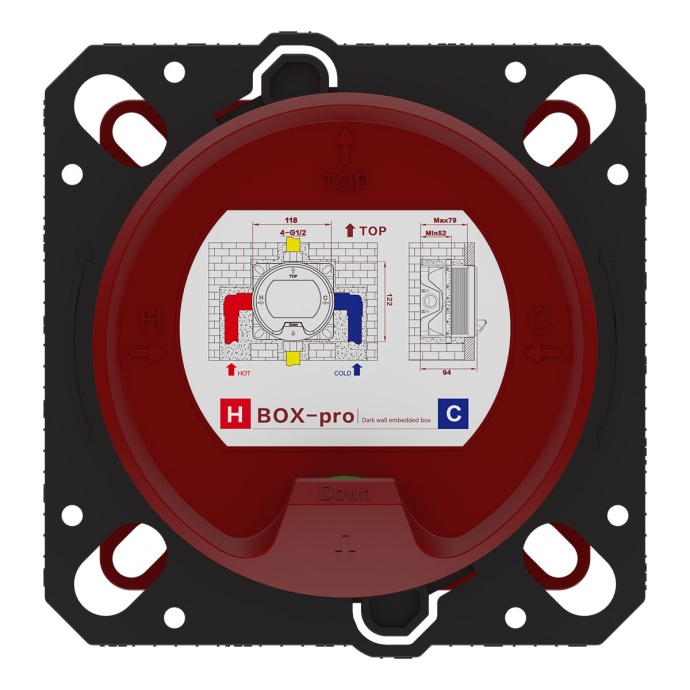 Смеситель для душа Vincea термостатический черный VSCV-321TMB - 3