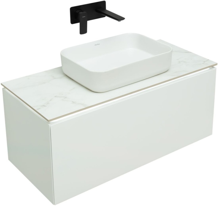 Тумба под раковину Allen Brau Infinity 100 белый матовый 1.21004.WM - 5