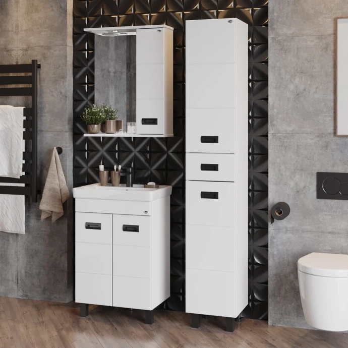 Шкаф-пенал Onika Балтика Black 32 белый  403220 - 4