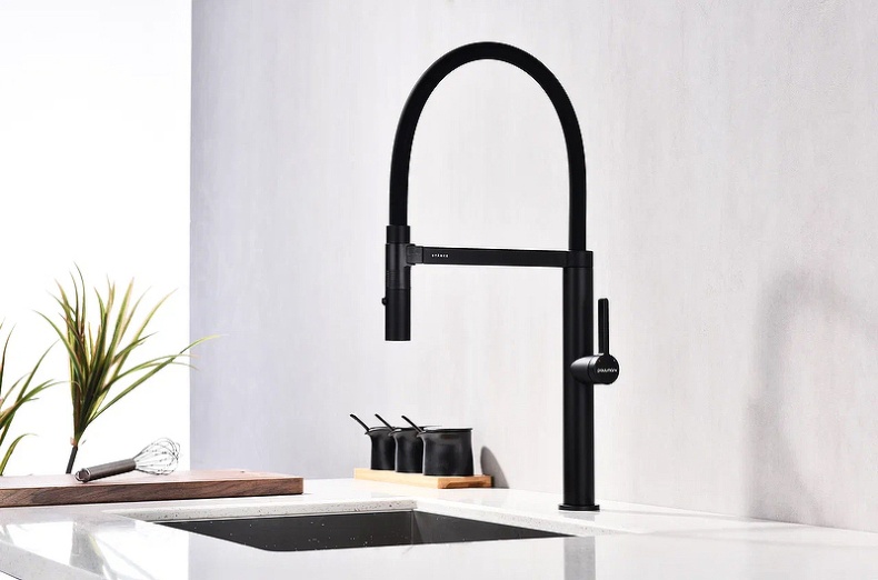 Смеситель для кухни Paulmark Leader черный матовый Le214101-401 - 1