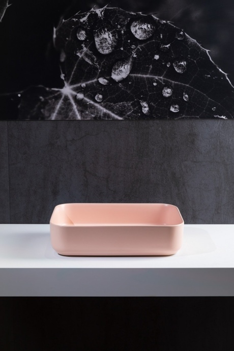 Раковина Allen Brau Fantasy Quad 50x36, розовая 4.11021.SM - 4