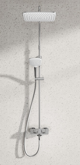Душевая стойка Kludi Cockpit Explorer 8005005-00 c термостатом - 1