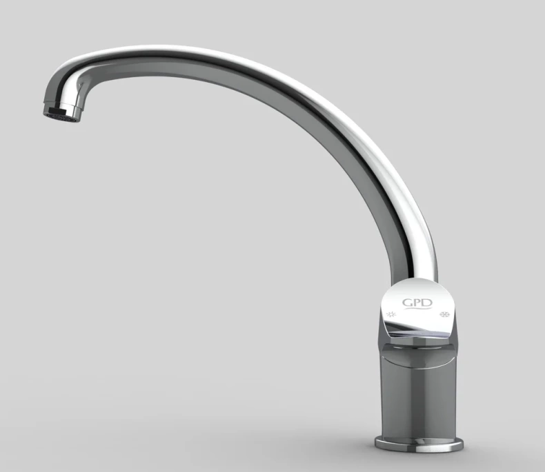 Смеситель для кухни GPD Florus хром MTE170 - 5