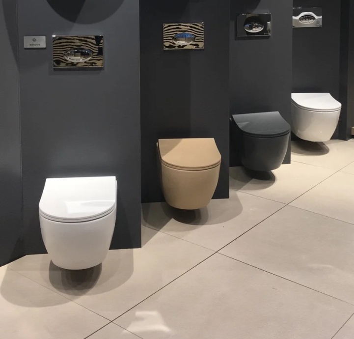 Унитаз подвесной beWash Bogen бежевый с сиденьем микролифт с функцией биде 88343673 - 1