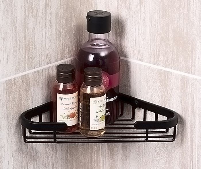 Полка Wasserkraft K-733BLACK угловая - 2