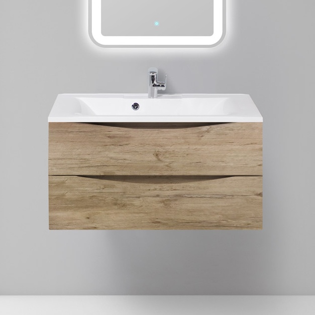 Тумба под раковину BelBagno Marino 90 светлое дерево MARINO-900-2C-SO-RN-P - 0