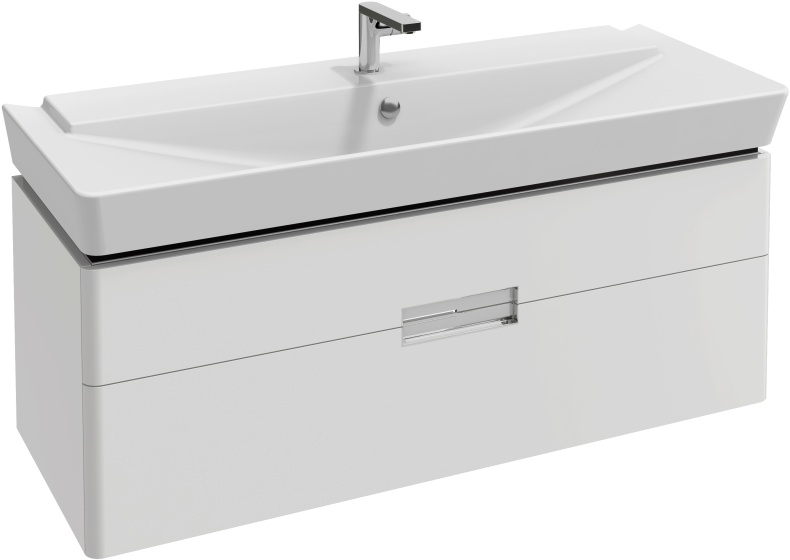 Мебель для ванной Jacob Delafon Reve 120 белая, 2 ящика - 6
