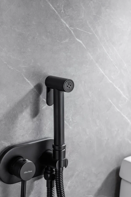 Гигиенический душ Allen Brau Priority черный матовый 5.31005-31 - 7
