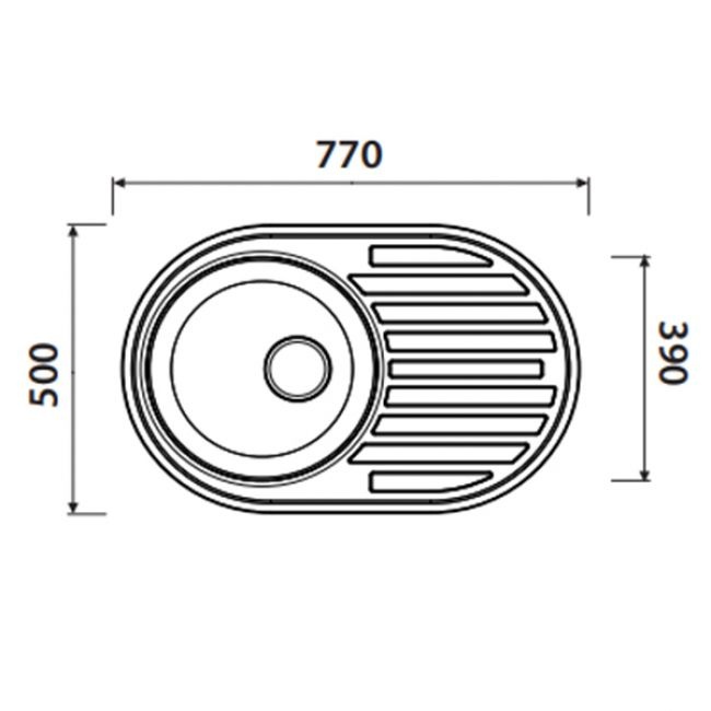 Мойка кухонная Kaiser KSS-7750 R KSS-7750R - 1