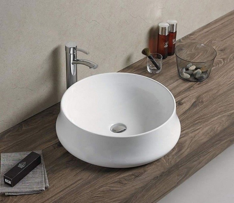 Раковина накладная Ceramalux N 50 белый  9426 - 2