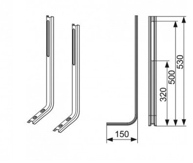 Монтажные опоры для TECEbox 9030024 - 1
