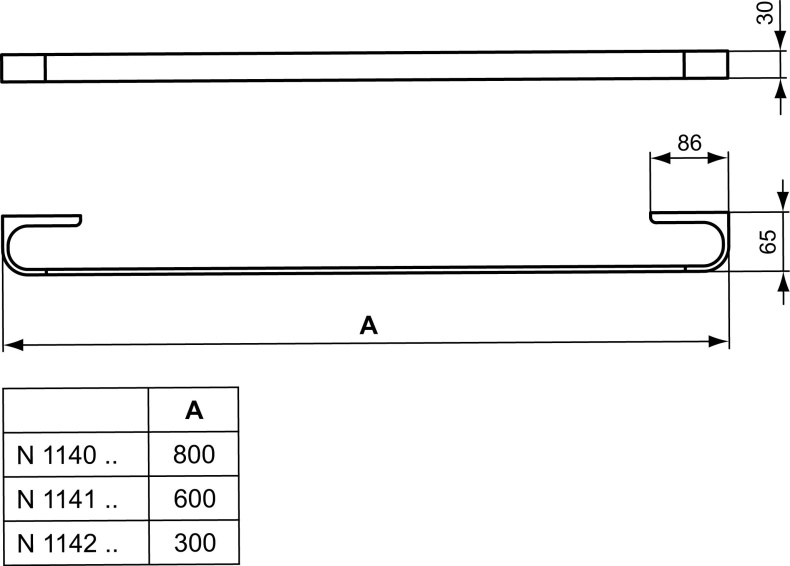 Полотенцедержатель Ideal Standard Moments  N1141AA - 1