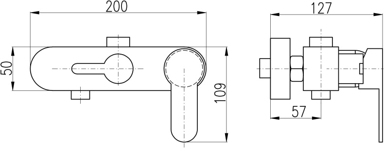 Душевая стойка Rav Slezak Zambezi  ZA082.5/3 - 2