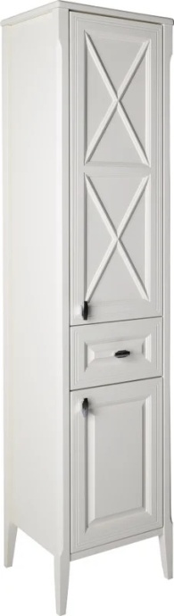 Шкаф-пенал для ванной ASB-Woodline Монте 40 R, бежевый 10801 БЖ - 1