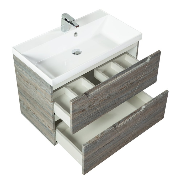 Комплект мебели BelBagno Vittoria 80 серый - коричневый - 10