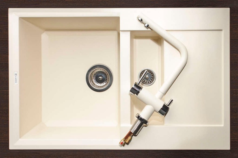 Мойка кухонная Omoikiri Sakaime 86-2-BE ваниль 4993118 - 2