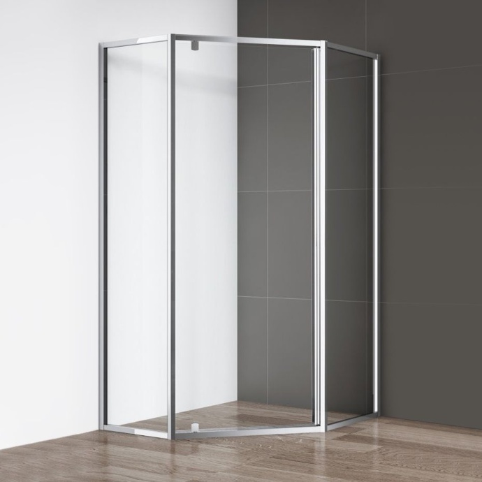 Душевой уголок Cezares Eco хром  ECO-O-P-1-100-C-Cr - 0