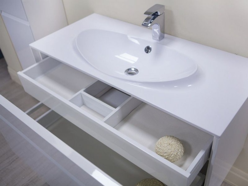 Тумба под раковину Roca Laks 100 см  ZRU9302797 - 1