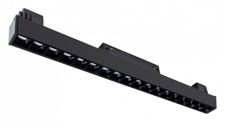 Трековый светодиодный светильник для магнитного шинопровода Arte Lamp Linea A4645PL-1BK - 0