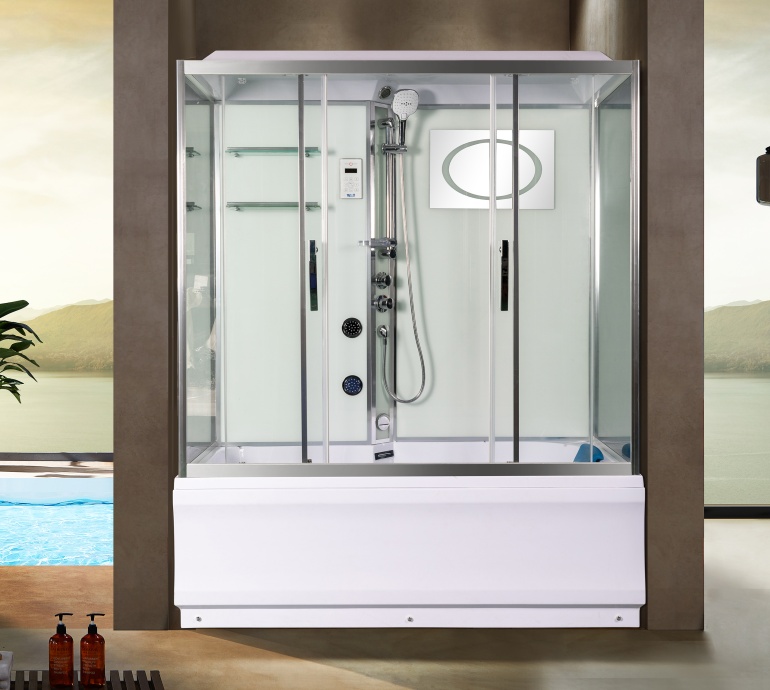 Душевой бокс WeltWasser WW500 EMMER 150/85/55 хром  10000003925 - 0