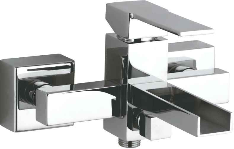 Смеситель для ванны с душем Remer Qubika Cascata QC05 - 0