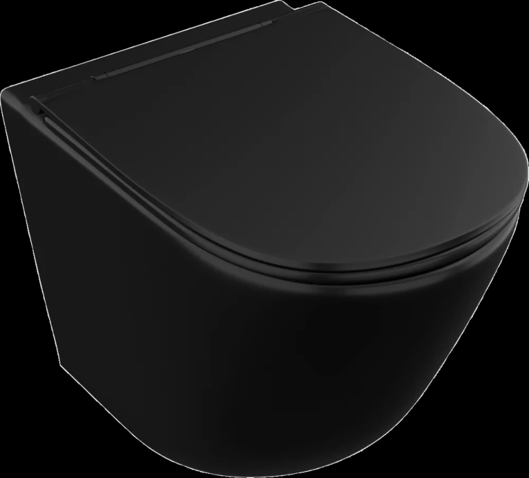 Унитаз подвесной Owl 1975 Vind Cirkel-H черный матовый  OWLT190305 - 0