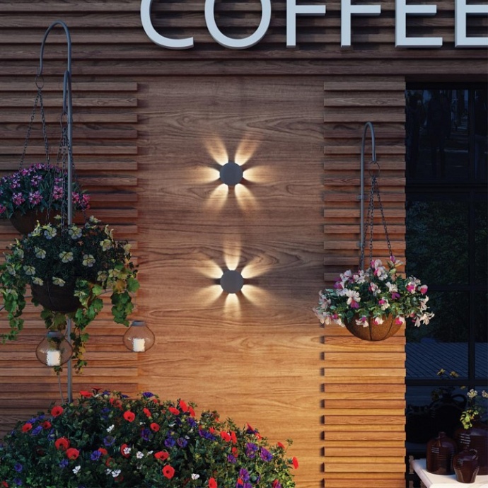 Уличный настенный светодиодный светильник Novotech Street Calle 358463 - 7