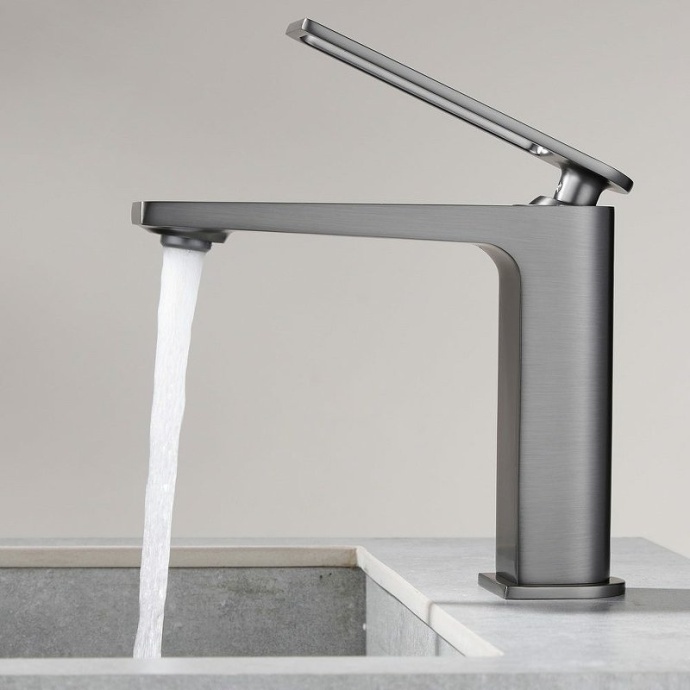 Смеситель для раковины Black&White Universell черный матовый 9901MG - 2