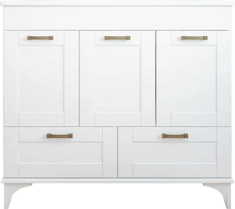 Тумба с раковиной Sanflor Ванесса 95 белый  С15328 - 0