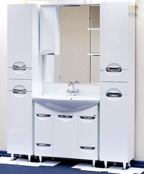 Тумба для комплекта Misty Орхидея 85 белая эмаль П-Орх01085-0112Я - 3