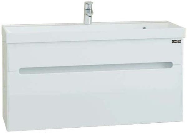 Тумба с раковиной подвесная Санта Лондон 100 белый - 3