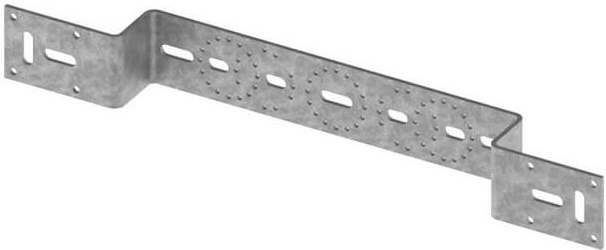 TECE Усиленная монтажная пластина TECE из оцинкованной стали для трех настенных уголков 721005 - 0