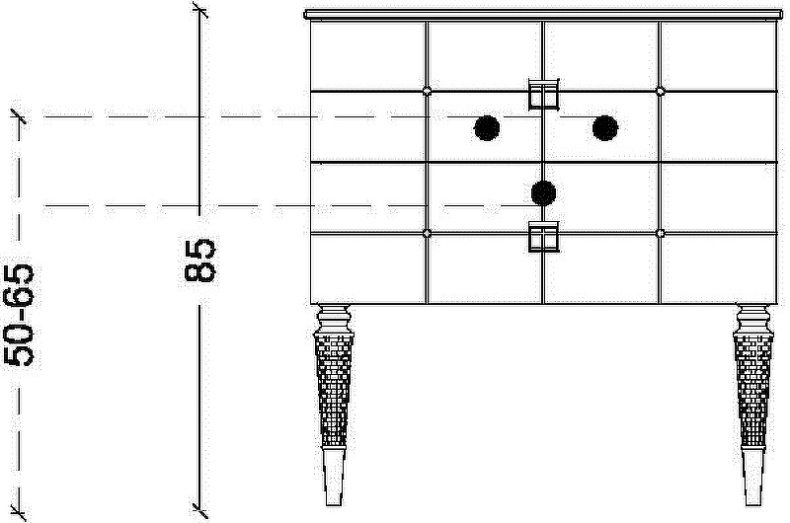 Тумба под раковину Armadi Art Vallessi Avangarde Piazza 80 белый - золото 841-080-WG - 10