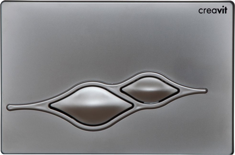 Кнопка смыва Creavit Ufo, хром матовый GP1003.00 - 0