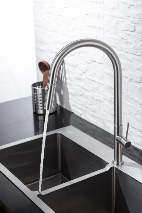 Смеситель для кухни Allen Brau Sprungfeder сталь матовый 5.60002-SS - 2