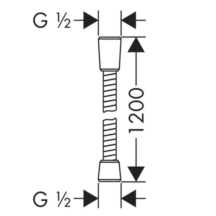 Душевой шланг Lemark LE8022S-Black Черный - 1
