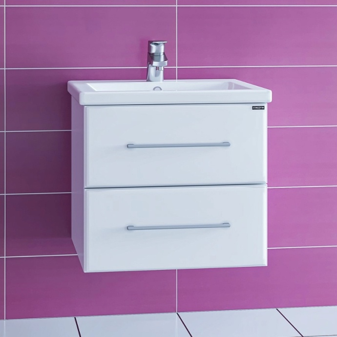 Тумба под раковину подвесная Санта Омега 60 белый 207045 - 1