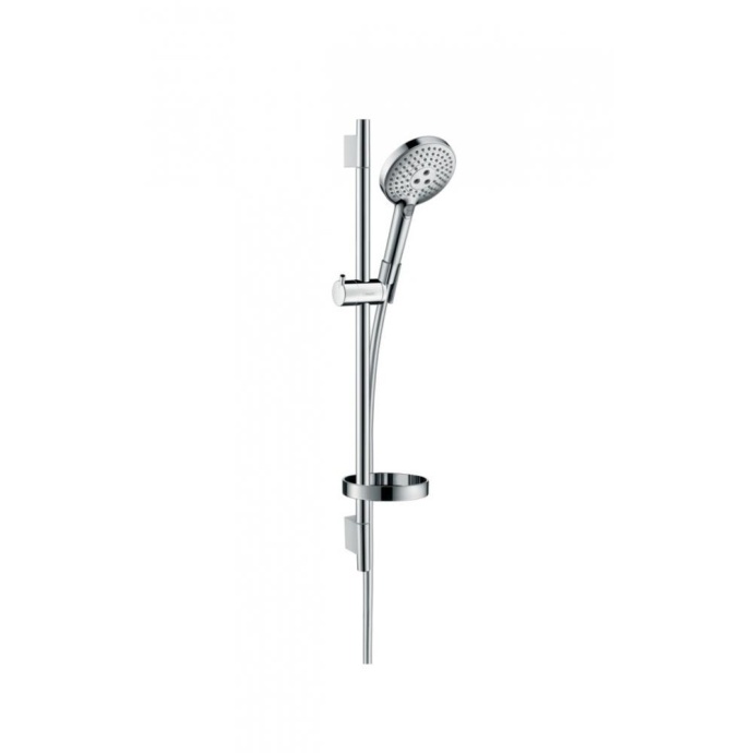 Душевой набор 0,65 м 9л/мин Hansgrohe Raindance Select S 120/Unica EcoSmart 26632000, хром - 0