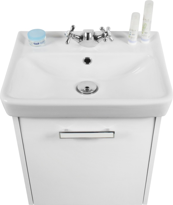 Тумба для комплекта Vod-Ok Мона 50 белая 2433 - 2