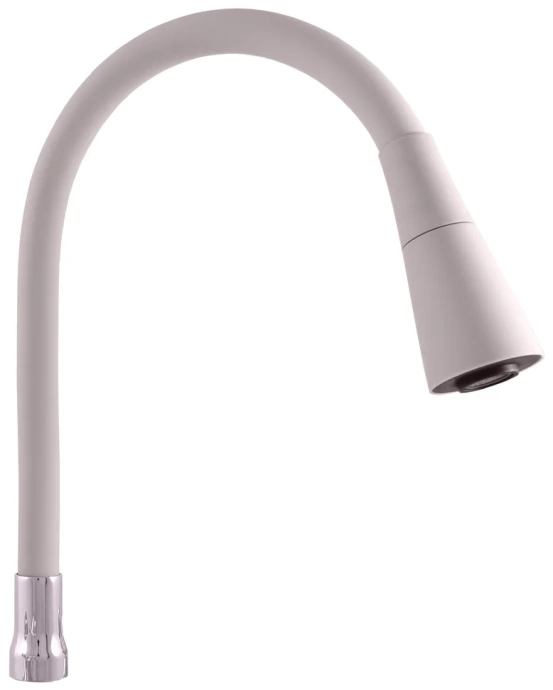 Смеситель для кухни Rav Slezak Sazava с гибким изливом серый матовый - хром SA506.5/13S - 4