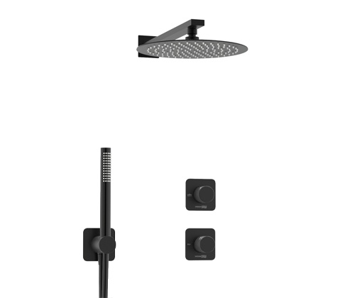 A5251.299.219.258.302.242.217  Встраиваемый комплект для душа с верхней душевой насадкой и лейкой - 0