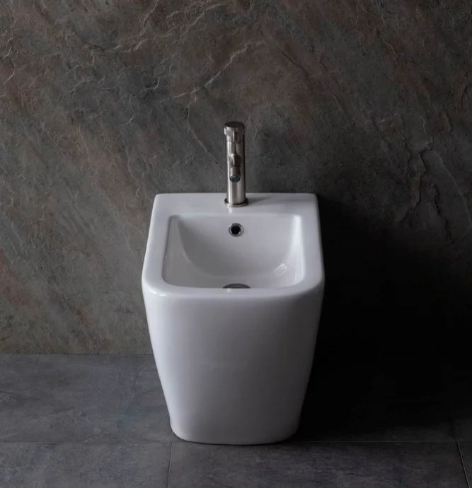 Биде напольное Allen Brau Infinity белый 4.21005.20 - 3