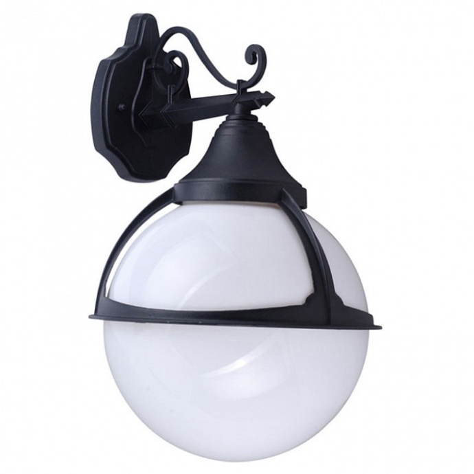 Уличный настенный светильник Arte Lamp Monaco A1492AL-1BK - 0