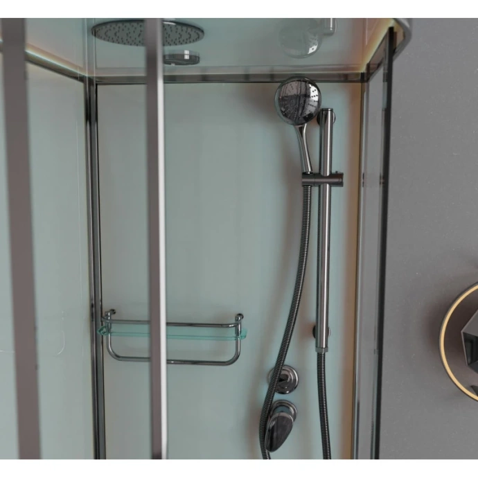 Душевая кабина Frank Brilliant 120х80 правая стекло матовое 20092 - 2